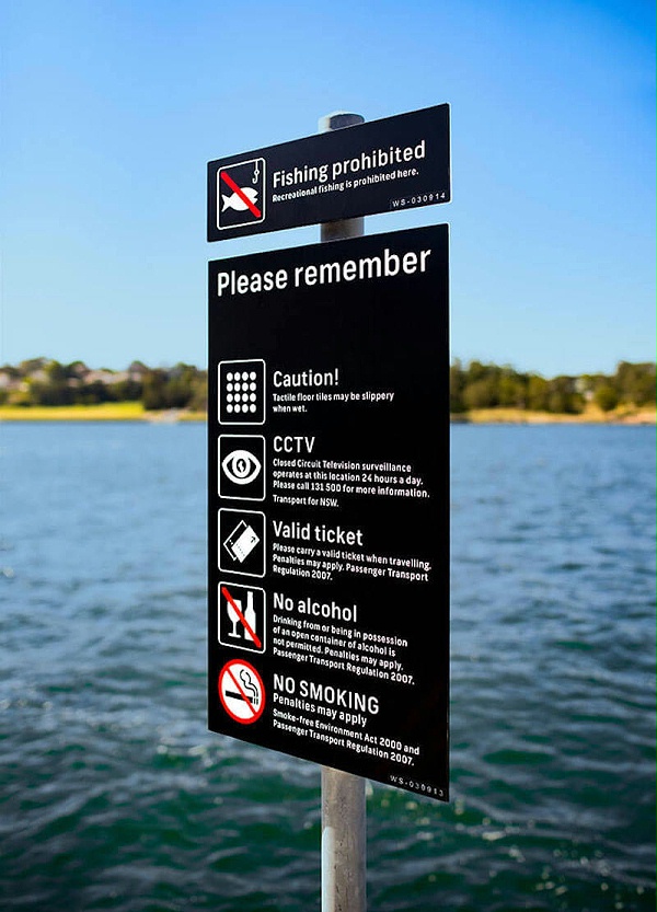 悉尼渡轮码头标识导视系统设计6
