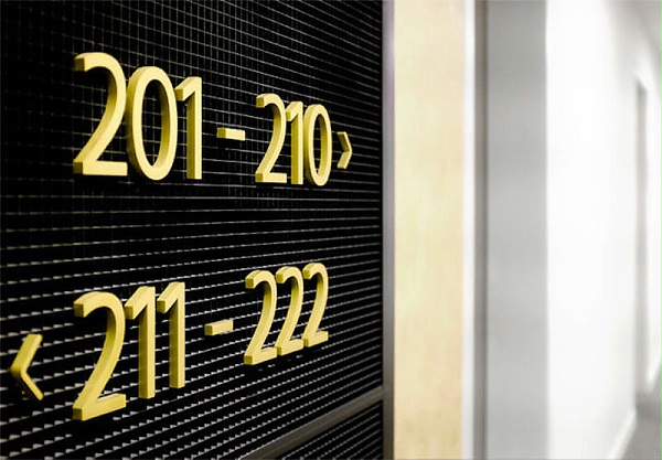 丝丽凯莉套房酒店标识导视系统设计4