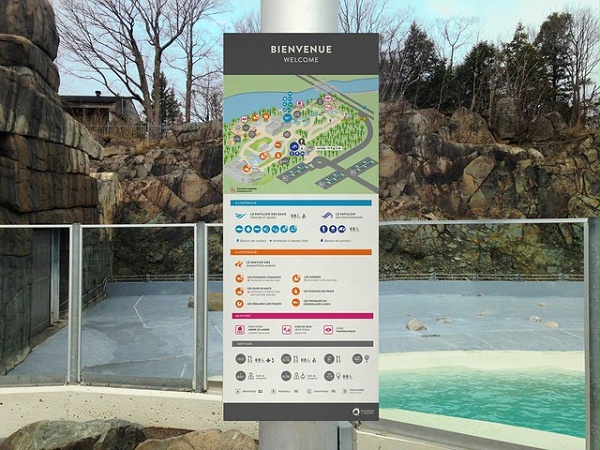 魁北克水族馆标识导视系统设计3