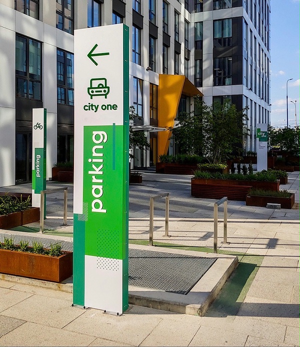 City Forum商务中心标识导视设计1