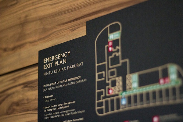 雅加达瑞士酒店标识导视系统设计3