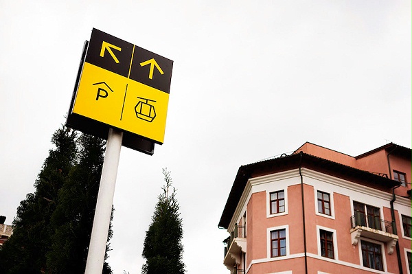 Krasnaya Polyana度假村标识导视设计8