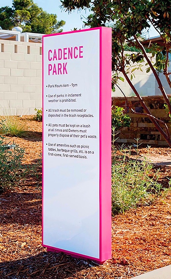 Cadence公园标识导视系统设计6