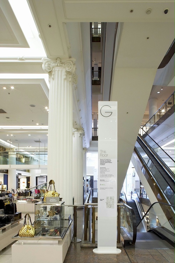 Selfridges商场标识导视系统设计2