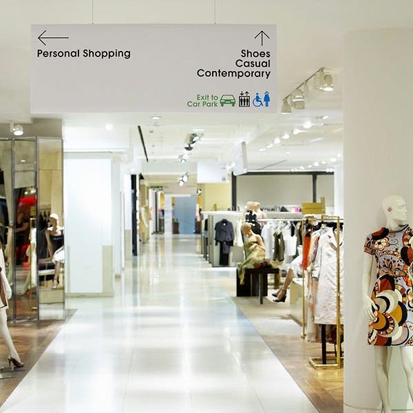 Selfridges商场标识导视系统设计4