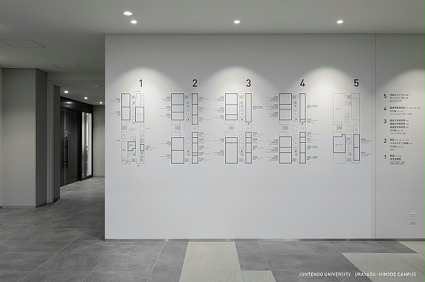东京顺天堂大学标识导视系统设计2