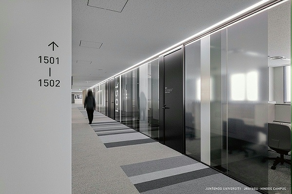 东京顺天堂大学标识导视系统设计4