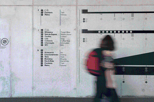 波尔图Campanhã联运码头标识导视设计2