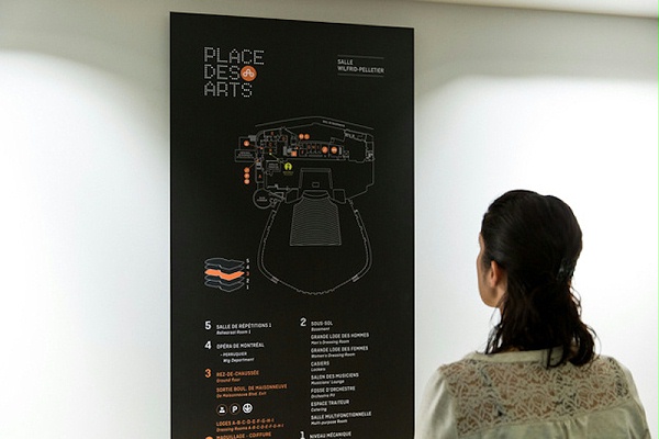 Place des Arts剧院标识导视系统设计7