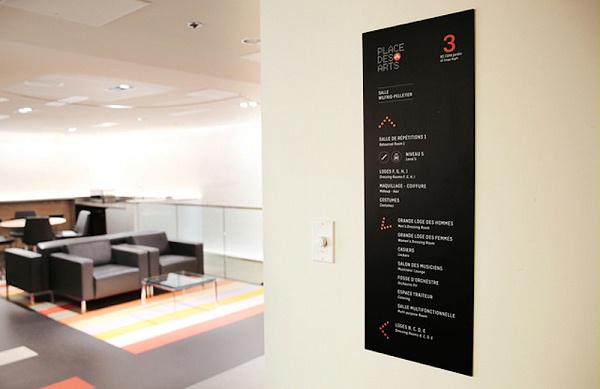 Place des Arts剧院标识导视系统设计9