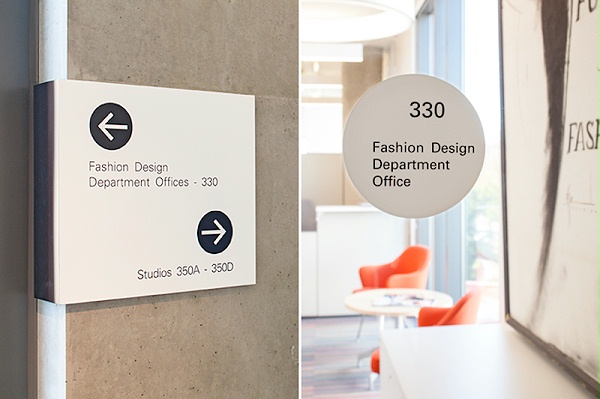 奥的斯艺术与设计学院标识导视系统设计