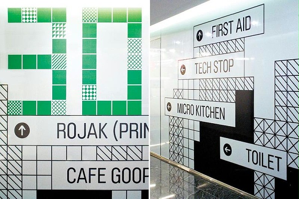 Google新加坡总部空间标识导视7