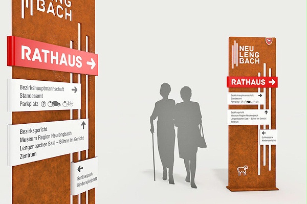 新伦巴赫市镇大厅标识导视系统设计4
