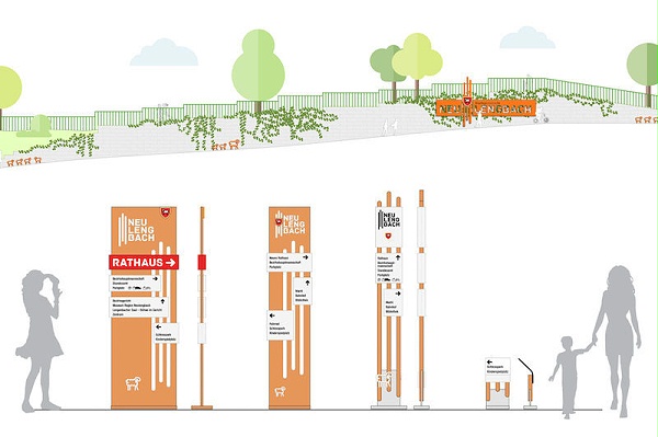 新伦巴赫市镇大厅标识导视系统设计5