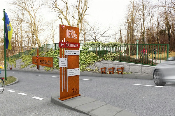 新伦巴赫市镇大厅标识导视系统设计7