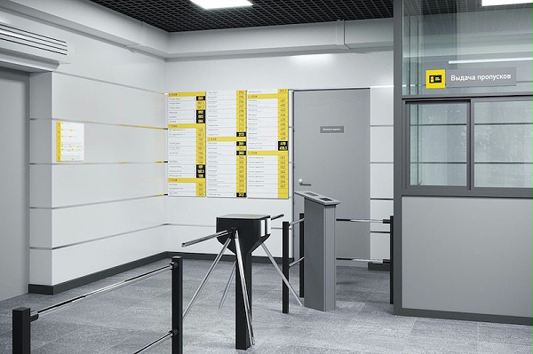 莫斯科某办公空间标识导视系统设计4