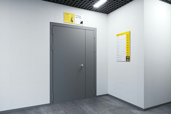 莫斯科某办公空间标识导视系统设计3