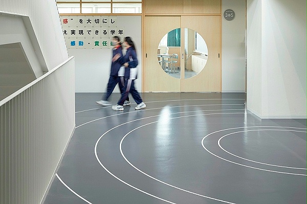 东京都浮间初级中学标识导视系统设计5