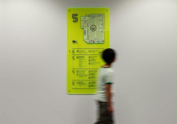 日本福冈市科学馆标识导视4