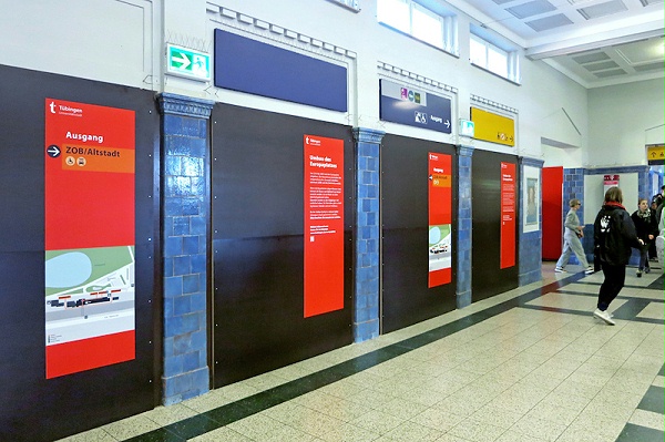 蒂宾根中央车站标识导视系统设计3