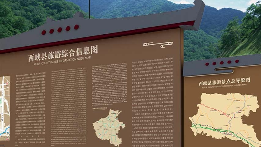 西峡县旅游城市标识标准化导向系统规划设计