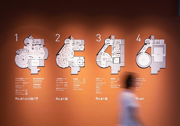 大阪守口市立图书馆标识导视系统设计1