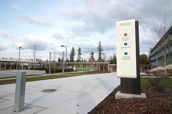 美国任天堂总部标识导视系统设计3