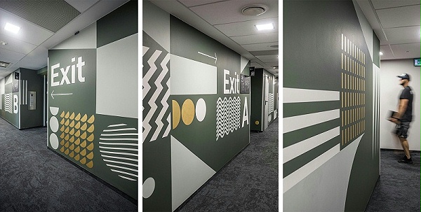 天空塔商业综合体办公区标识导视系统3