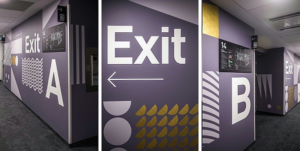 天空塔商业综合体办公区标识导视系统5