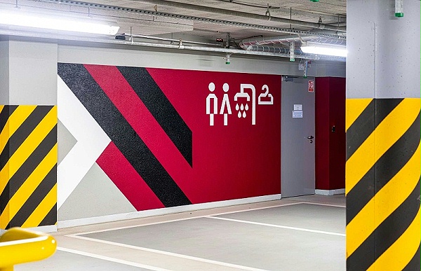 格但斯克商务中心停车场标识导视设计1