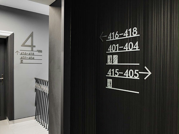 华沙Smolna 40酒店标识导视系统设计1