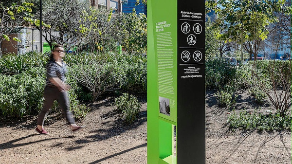 美国奥斯丁共和国广场标识导视系统设计4