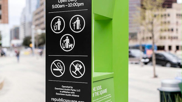 美国奥斯丁共和国广场标识导视系统设计5