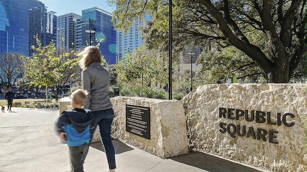 美国奥斯丁共和国广场标识导视系统设计1