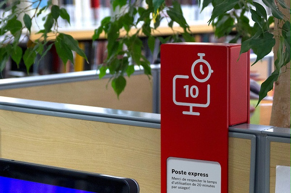 蒙特利尔公共图书馆标识导视系统设计1