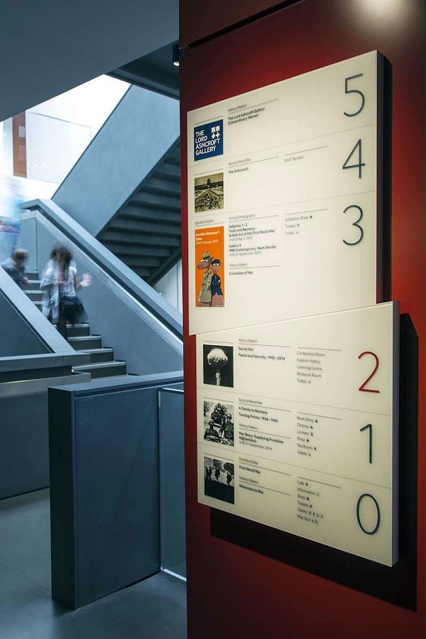 伦敦IWM军事博物馆标识导视系统设计3