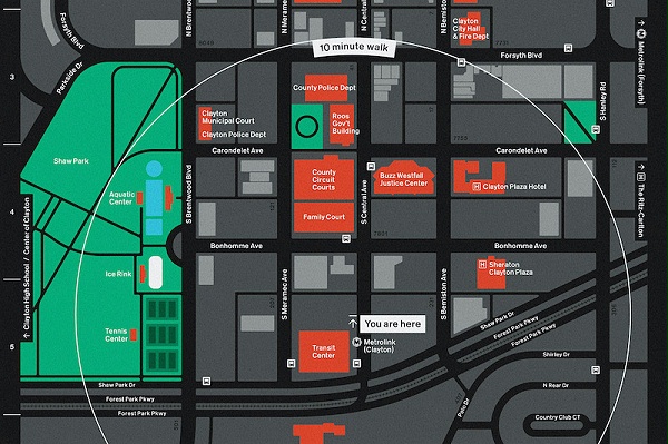 克莱顿市商务区标识导视系统设计3