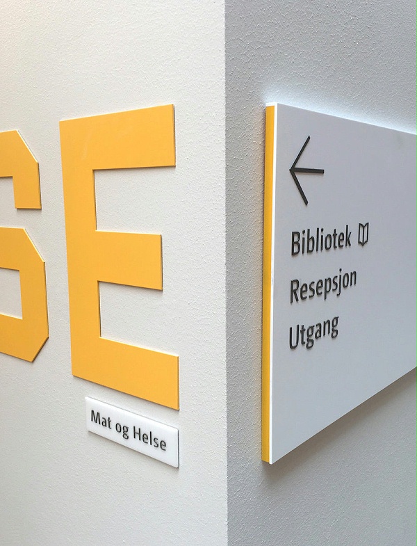 Rygge高中学校标识导视系统设计7