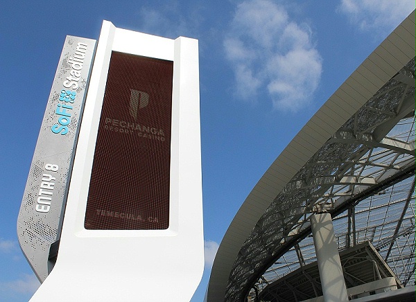 加利福尼亚SoFi体育场标识导视设计1