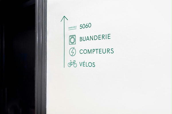 Pie IX居民楼住宅标识导视系统设计4