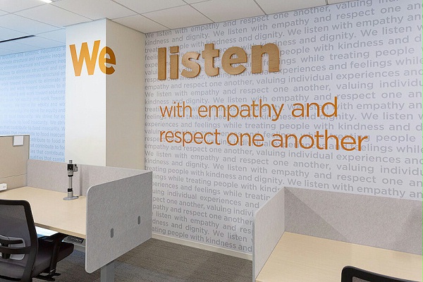 赈济美国组织标识导视系统设计5