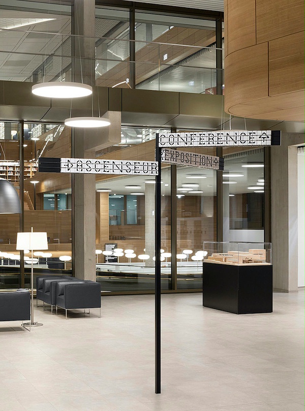 卢森堡国家图书馆标识导视系统设计3