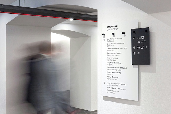 汉堡美术馆标识导视系统设计1