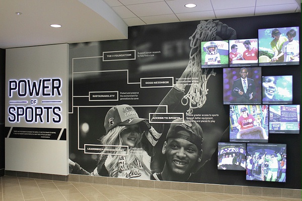 ESPN咖啡厅标识导视系统设计3