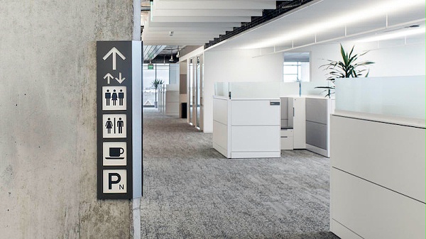 德州互助保险公司总部标识导视系统设计3