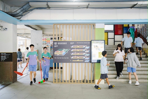 和平高中学校标识导视系统设计3