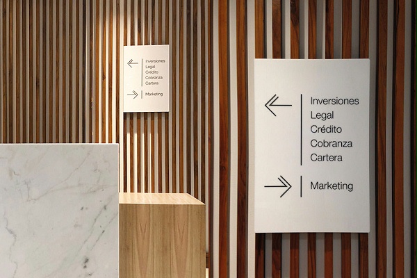 马纳比商业银行标识导视系统设计5