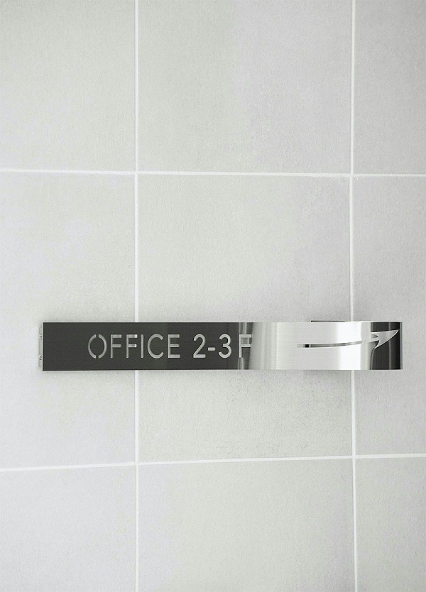 东京UNITEX总部大楼标识导视系统设计6