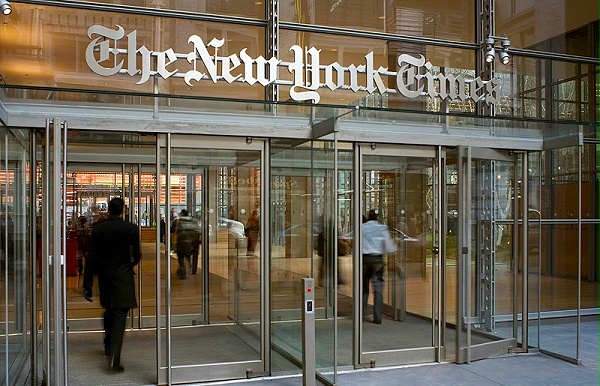 纽约时报大楼标识导视系统设计1