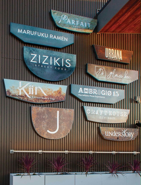 Skydeck美食大厅标识导视系统设计4